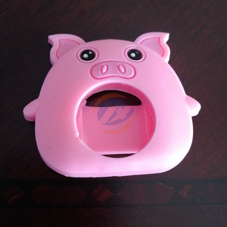 粉色小猪硅胶表壳