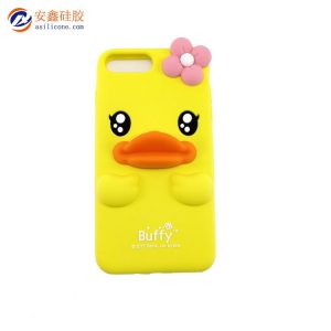 buffy duck硅胶立体小黄鸭手机套