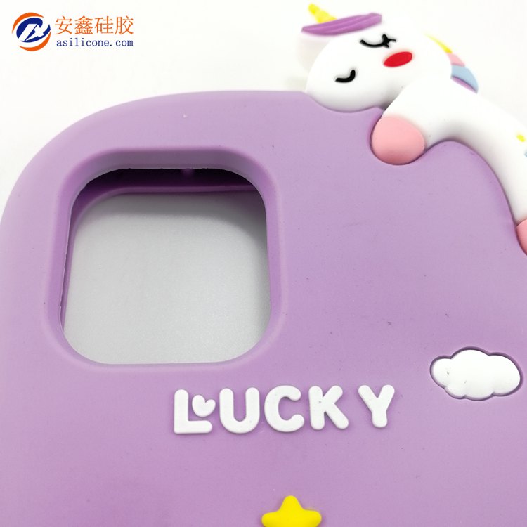 云朵独角兽iphone硅胶手机壳 lucky