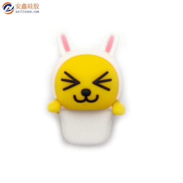 kakao friends木子兔硅胶立体趴趴公仔